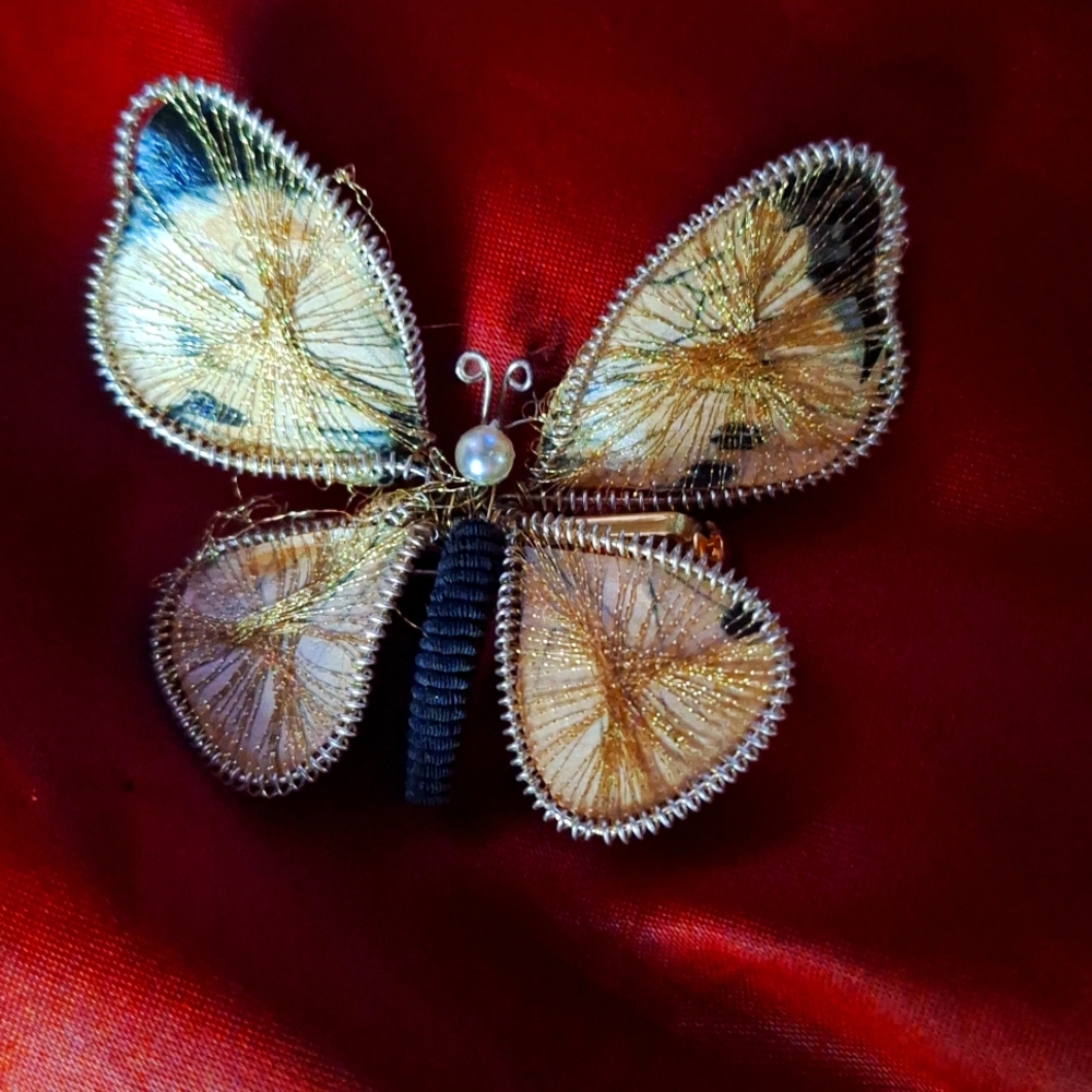 DELICATE Handmade Butterfly Pin